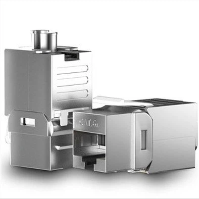 CAT6A Tool Free Shielded Keystone Jack