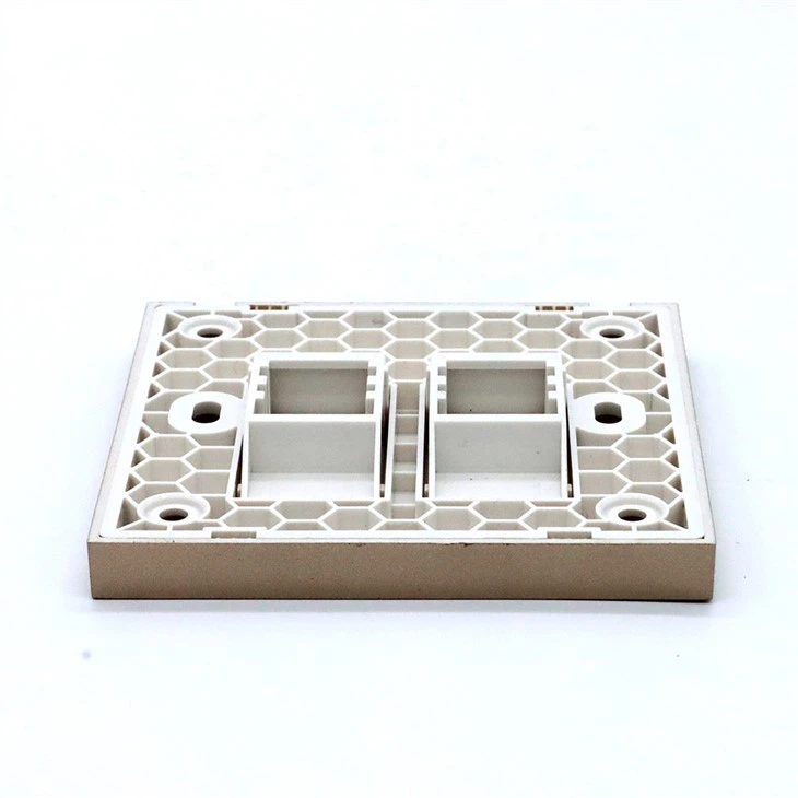 2-Port Gold 86 Type Faceplate Wall Plate Socket Switch Board