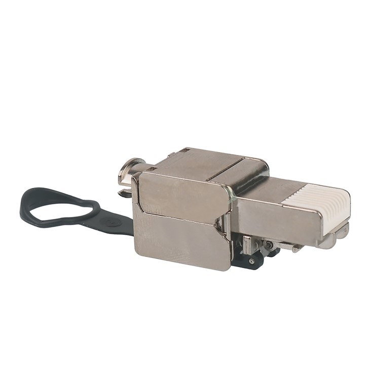 Cat7 10-Gigabit Ethernet SFTP Toolless Industrial Ethernet Connector