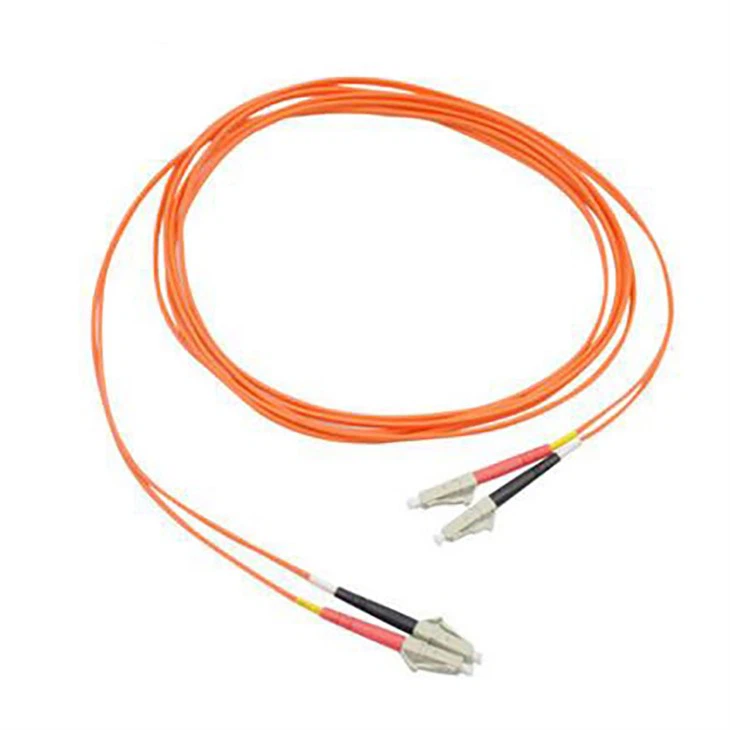 Dual-core 50/125 Tail Fiber OM2,for Telecommunications.LC-LC Multimode Fiber Optic Cable