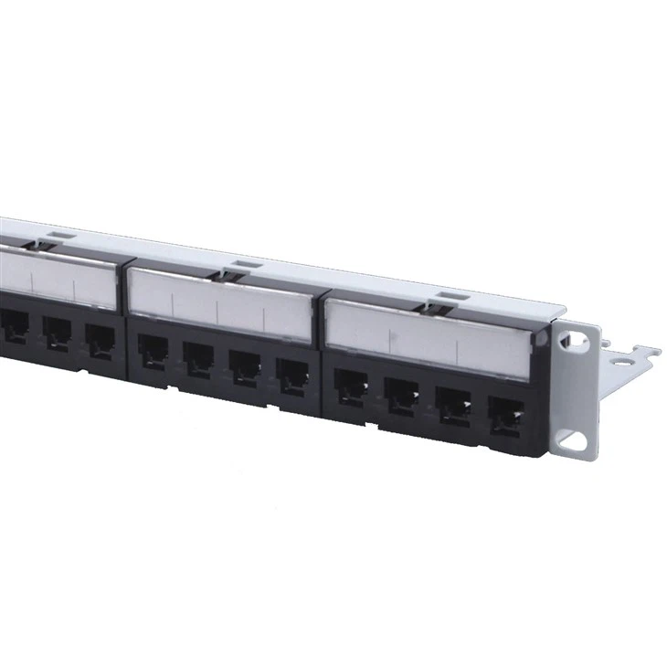 OEM 24-port Patch Panel With Rear Cable Management Tray Suppliers ...