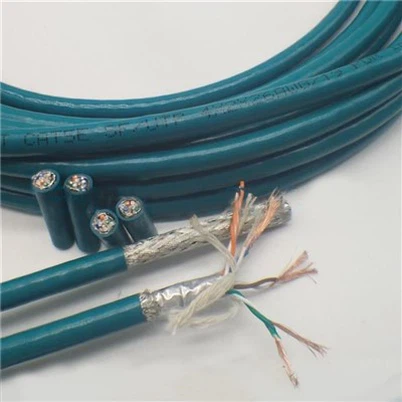Ethercat/IP Industrial High-flex Cat5e Shielded Towline Ethernet Cable