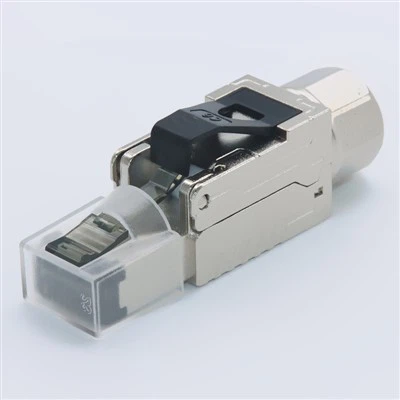 Reusable CAT6 SFTP Toolless 8P8C RJ45 Plug Connector