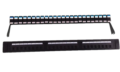 24-Port UTP Toolless Cat5e LED Network Patch Panel