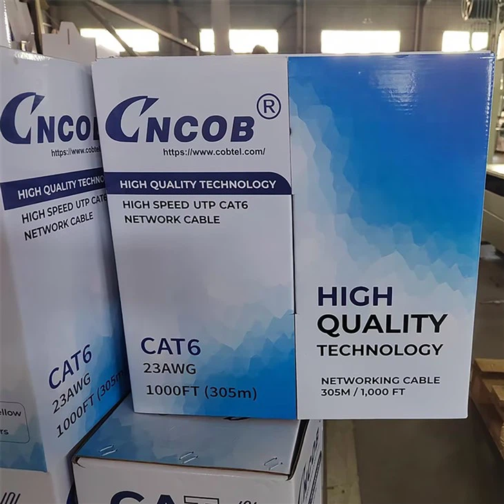 Cat6 UTP Oxygen-free Copper Twisted Pair Cable Spool