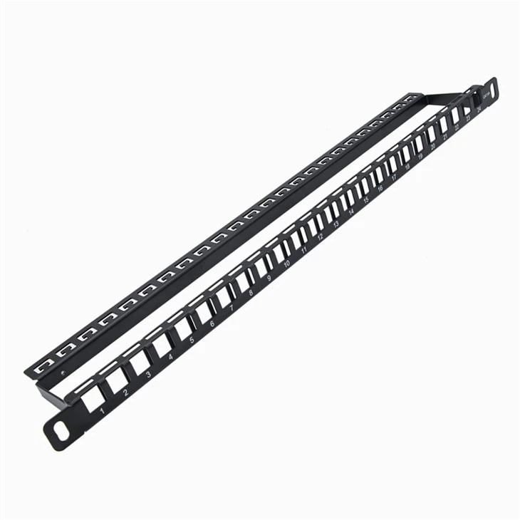 0.5U 24-port UTP Patch Panel
