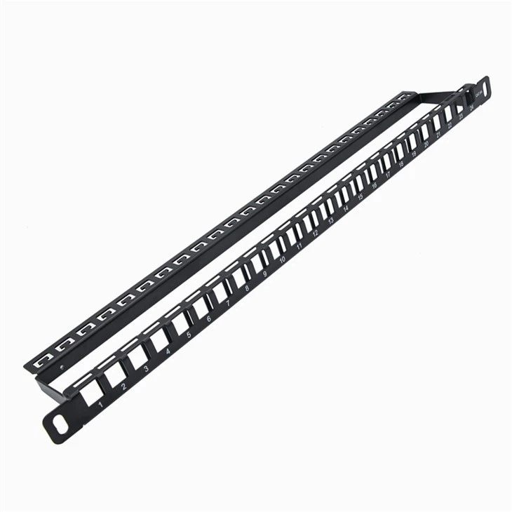 0.5U 24-port UTP Patch Panel