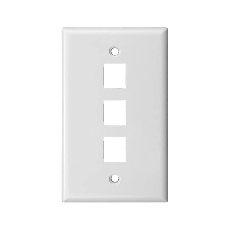 120-Type US Standard Faceplate 115*70 Information Network Wall Jack Keystone Wall Plate