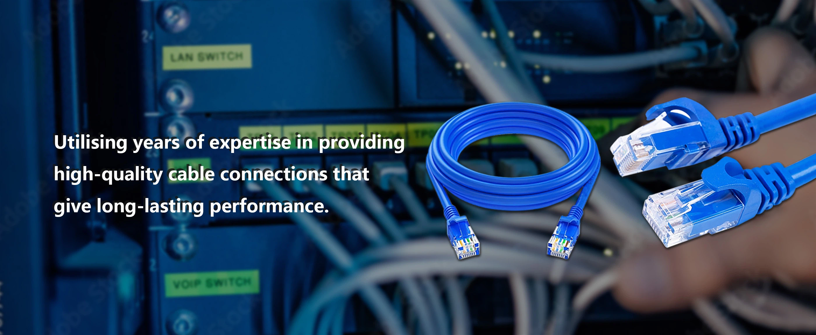 COBTEL network patch cords category page