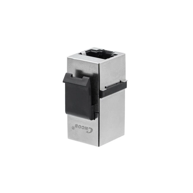 Cat 6A Shielded Snap-in Feed-Through Keystone Module Inline Coupler price