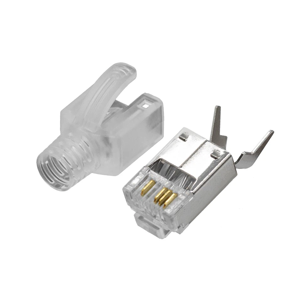 Cat5E Short-body 8p8c Industrial RJ Connector For Various Boot Types