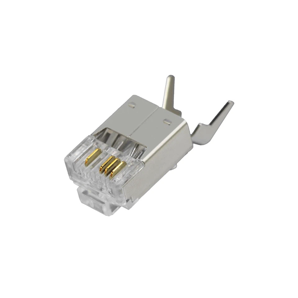 Cat5E Short-body 8p8c Industrial RJ Connector For Various Boot Types suppliers