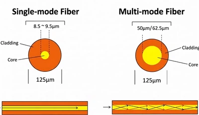Single mode fiber vs Multimode Fiber:Which One Do You Need?