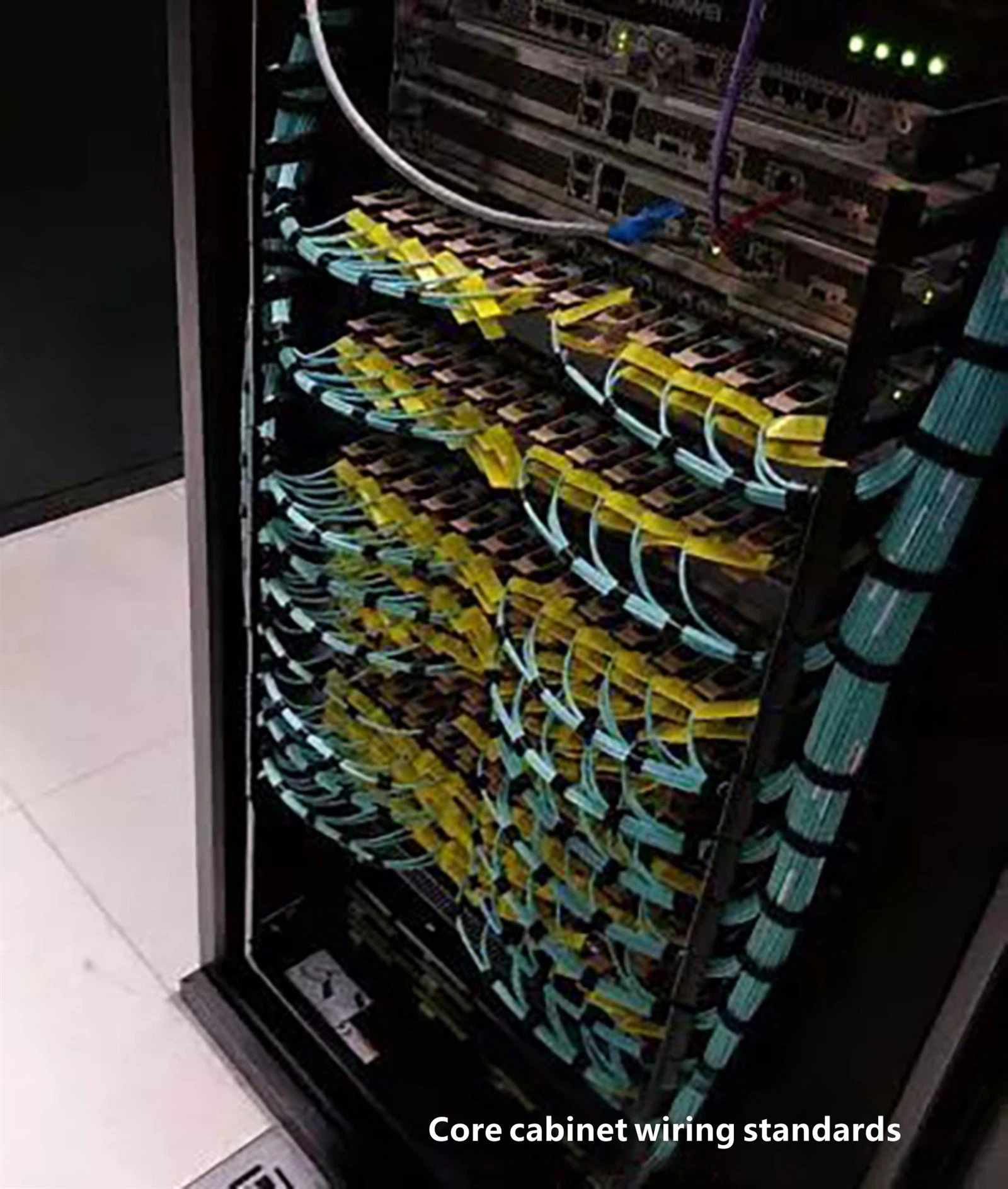 Wiring standards inside the core cabinets Wiring standards inside the core cabinets