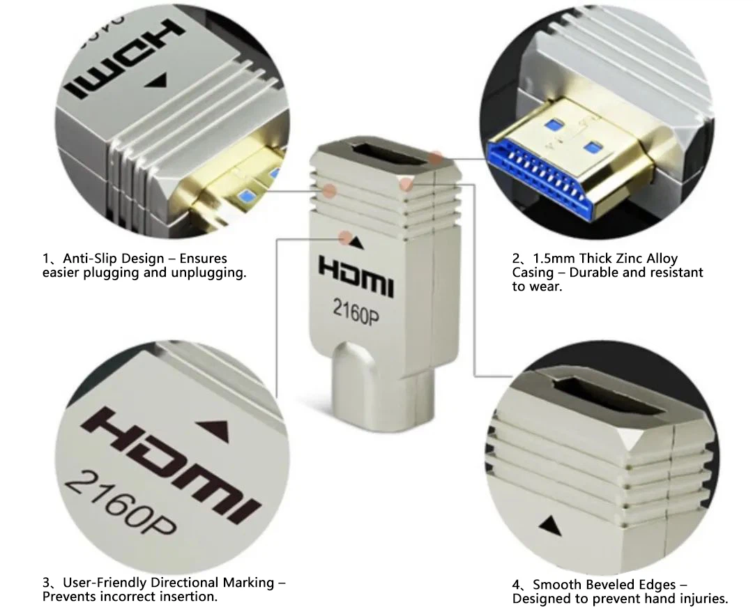 HDMI Cable connector housings Design: 4 details showcase in design HDMI Cable connector housings Design: 4 details showcase in design