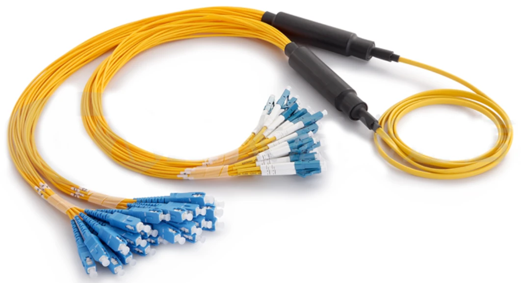A traditional LC or SC patch cord is a single-lane road. An MPO cable is a multi-lane highway. One MPO patch cord replaces up to 12 or even 24 individual fiber jumpers, saving over 70% of rack cabling space. A traditional LC or SC patch cord is a single-lane road. An MPO cable is a multi-lane highway. One MPO patch cord replaces up to 12 or even 24 individual fiber jumpers, saving over 70% of rack cabling space.