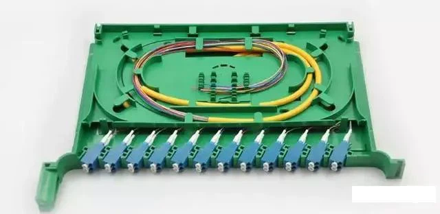 LC fiber adapter in the ODF fiber tray LC fiber adapter in the ODF fiber tray