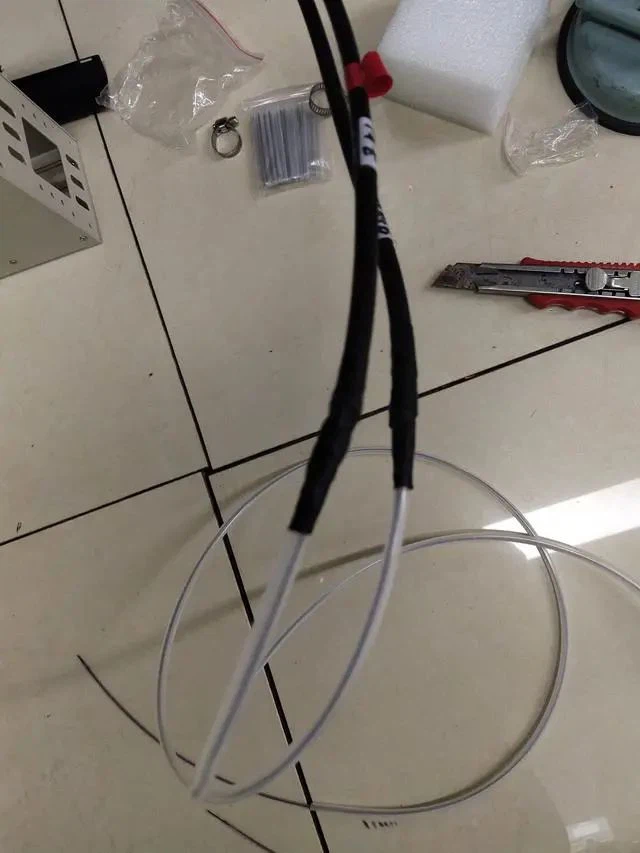 strip the fiber optic cable strip the fiber optic cable