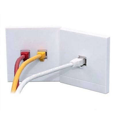 1 Port Keystone Jack Wall Plate CAT6