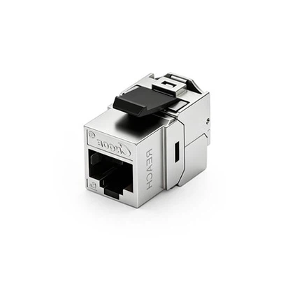 Mini Short Body Shielded Cat6A Keystone Jack Module