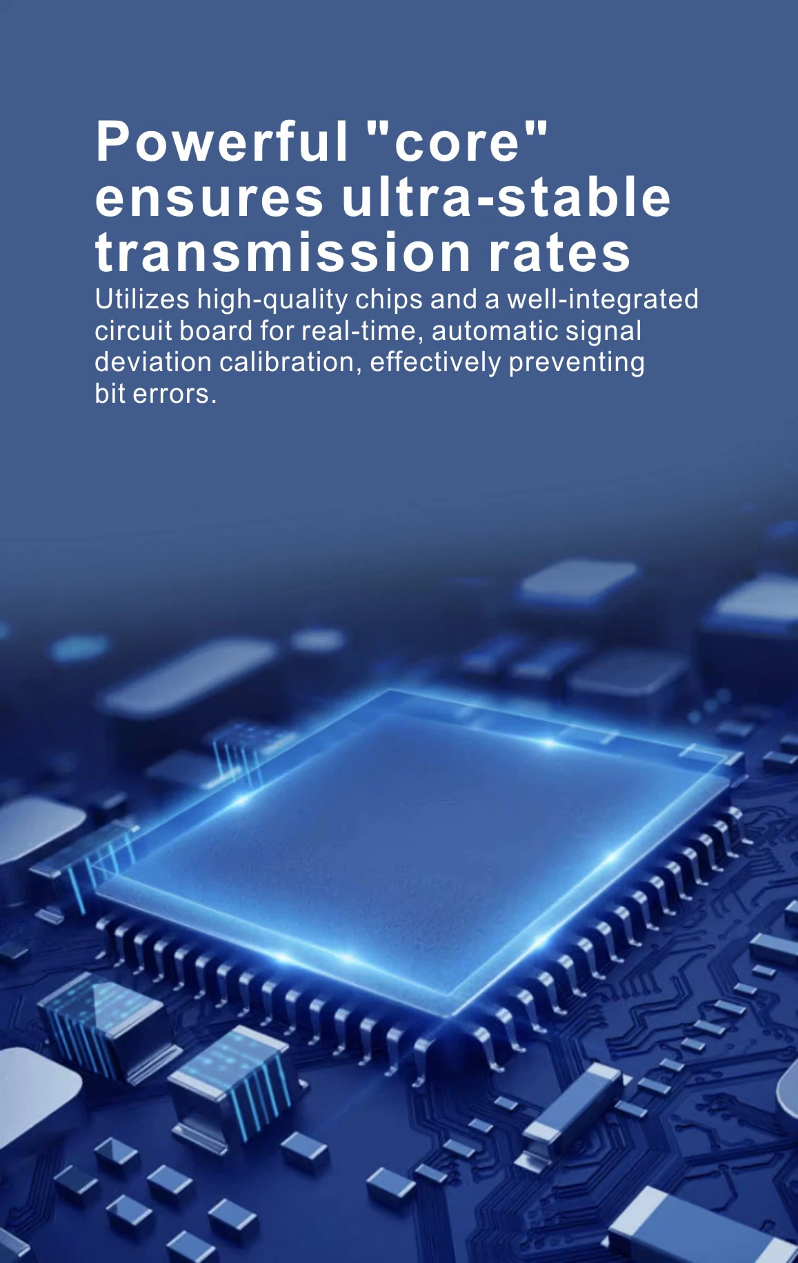 Top-down view of 10GBASE-LR SFP+ module highlighting the bail clasp locking mechanism for quick removal from network switch ports. Top-down view of 10GBASE-LR SFP+ module highlighting the bail clasp locking mechanism for quick removal from network switch ports.