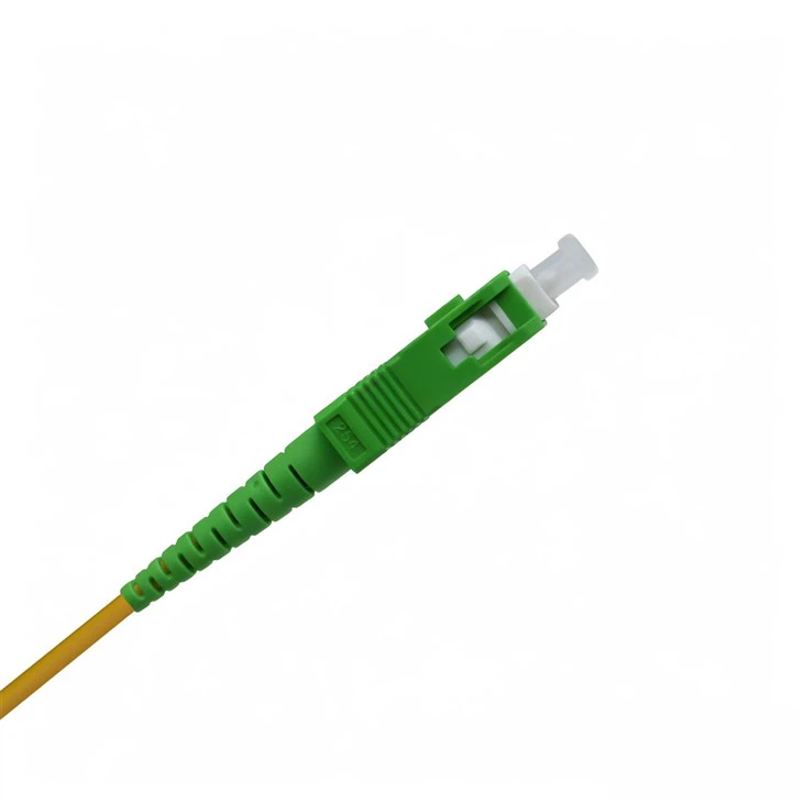 SC/APC Singlemode Simplex LSZH Fiber Patch Cord 2.0MM 9/125 factory