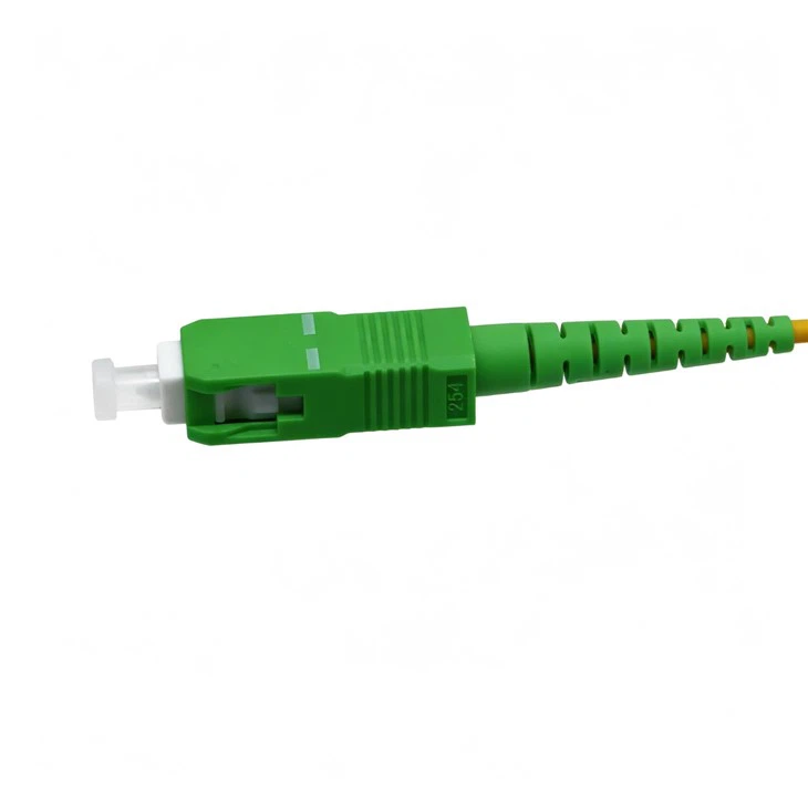SC/APC Singlemode Simplex LSZH Fiber Patch Cord 2.0MM 9/125 high quality