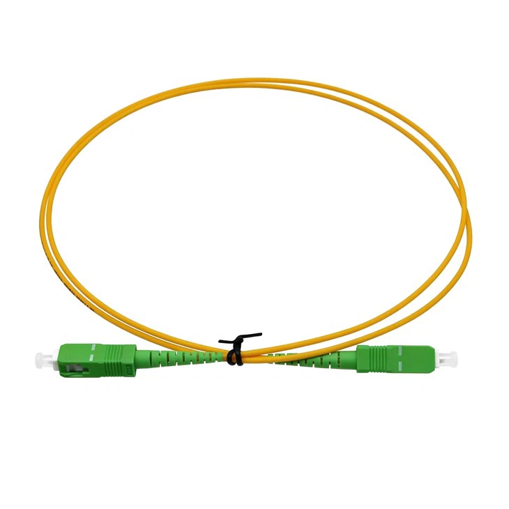 SC/APC Singlemode Simplex LSZH Fiber Patch Cord 2.0MM 9/125