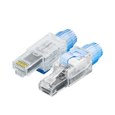 10-Gigabit Cat6A Tool-free RJ45 Plug