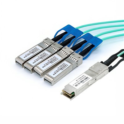 100G QSFP28 To 4*25G AOC Active Optical Cable