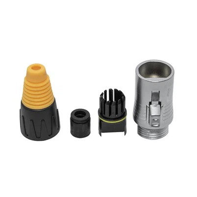 IP65 Waterproof RJ45 Waterproof Male Plug With Button