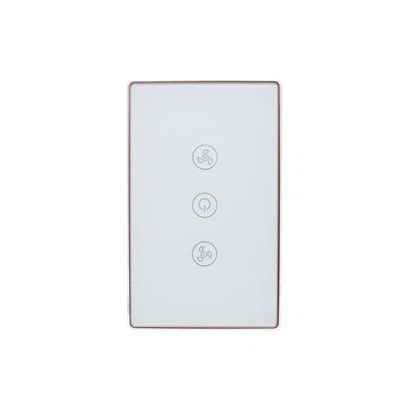 Tri-Touch Intelligent Fan Switch – Voice & App Controlled Smart Panel