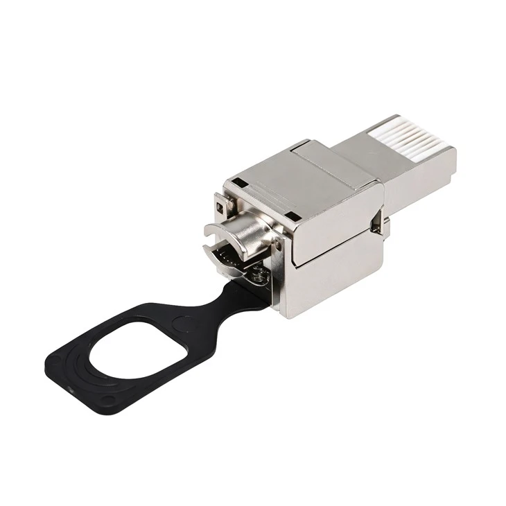 Tool-free Shielded RJ45 Connector With Pull Ring