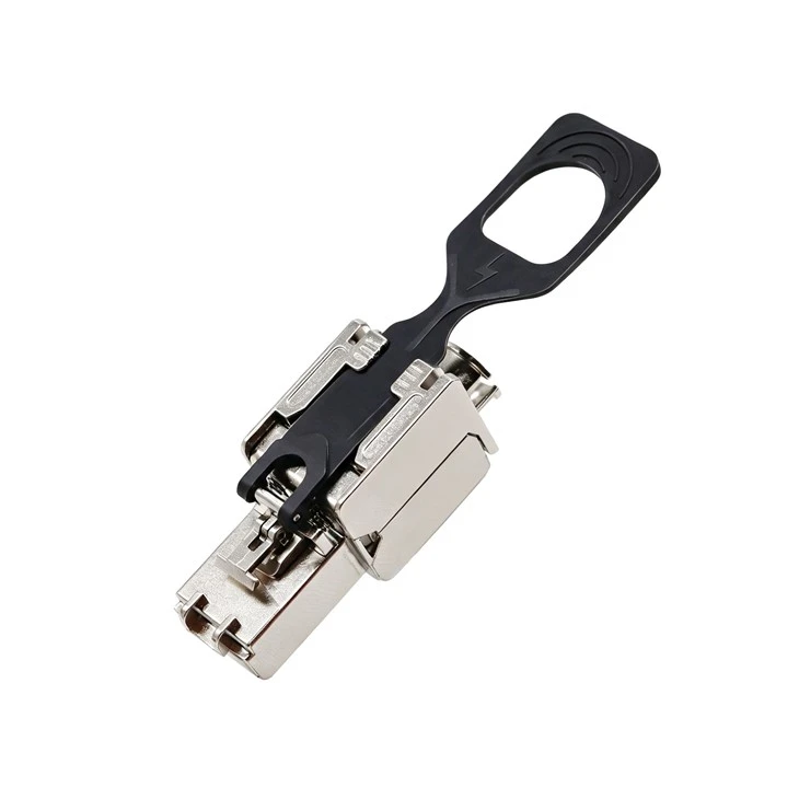 Tool-free Shielded RJ45 Connector With Pull Ring factory